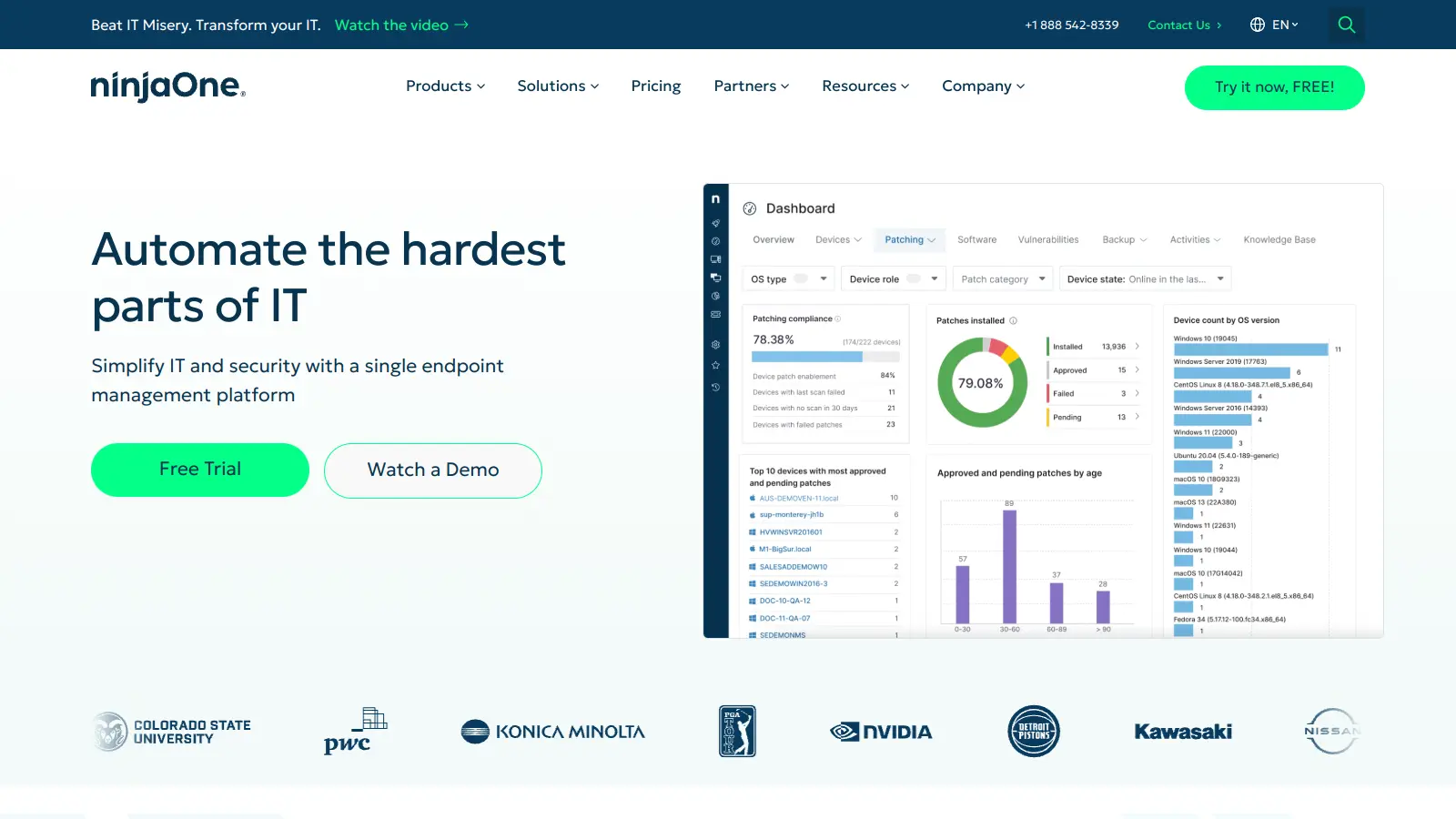 NinjaOne review 2026 — remote monitoring & patch management