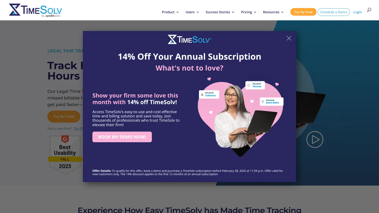 Timesolve Icon TimeSolv review 2026 — time tracking & billing for lawyers