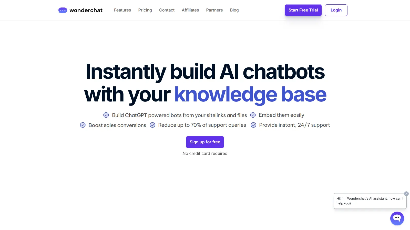 Wonderchat review 2026 — no-code gpt chatbot builder