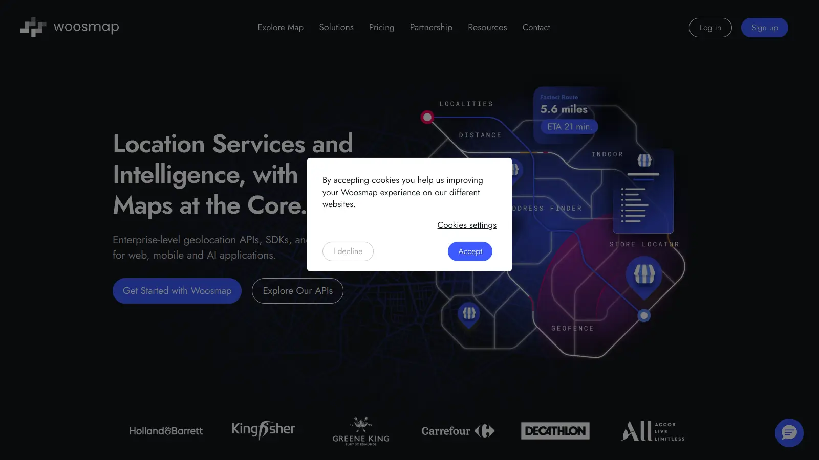Woosmap review 2026 — geolocation APIs & store locators